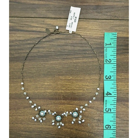 Swarovski CRYSTAL faux Pearls LIZ PALACIOS SF NECKLACE - Picture 10 of 10